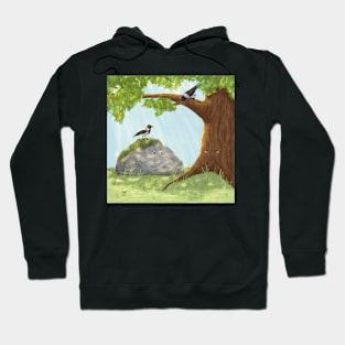 The stone and the oak tree Hoodie